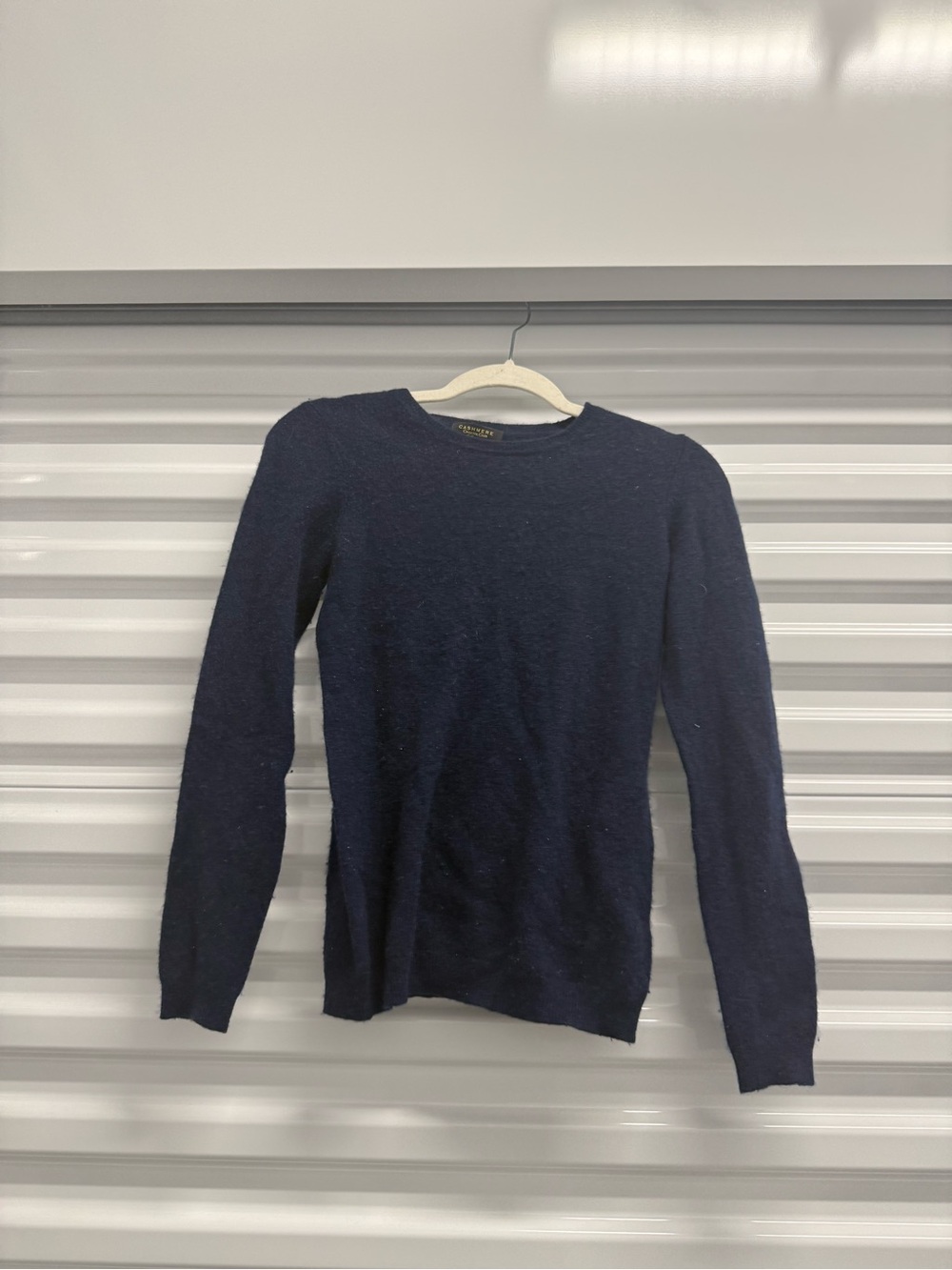 Charter Club luxury Navy 100% cashmere  Crewneck Sweater XS